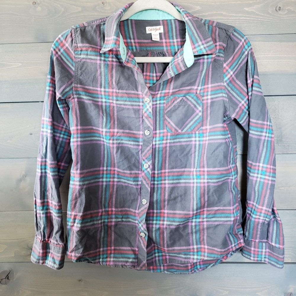 Cat & Jack Flannel Shirt XL